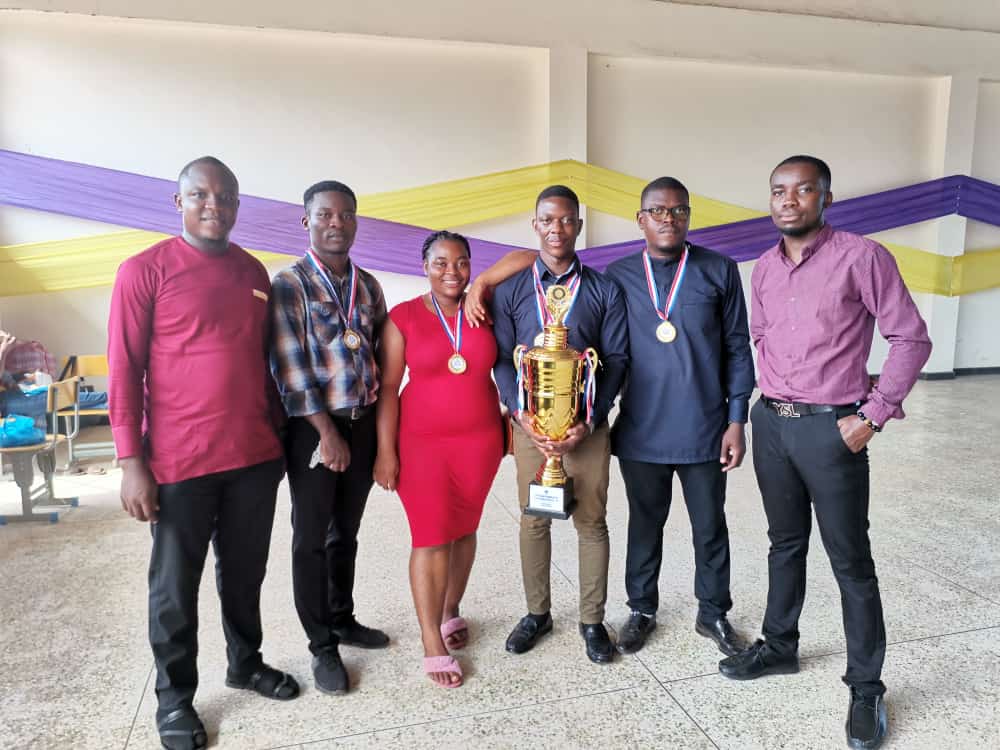 PUSAG Debate Championship, with the trophy